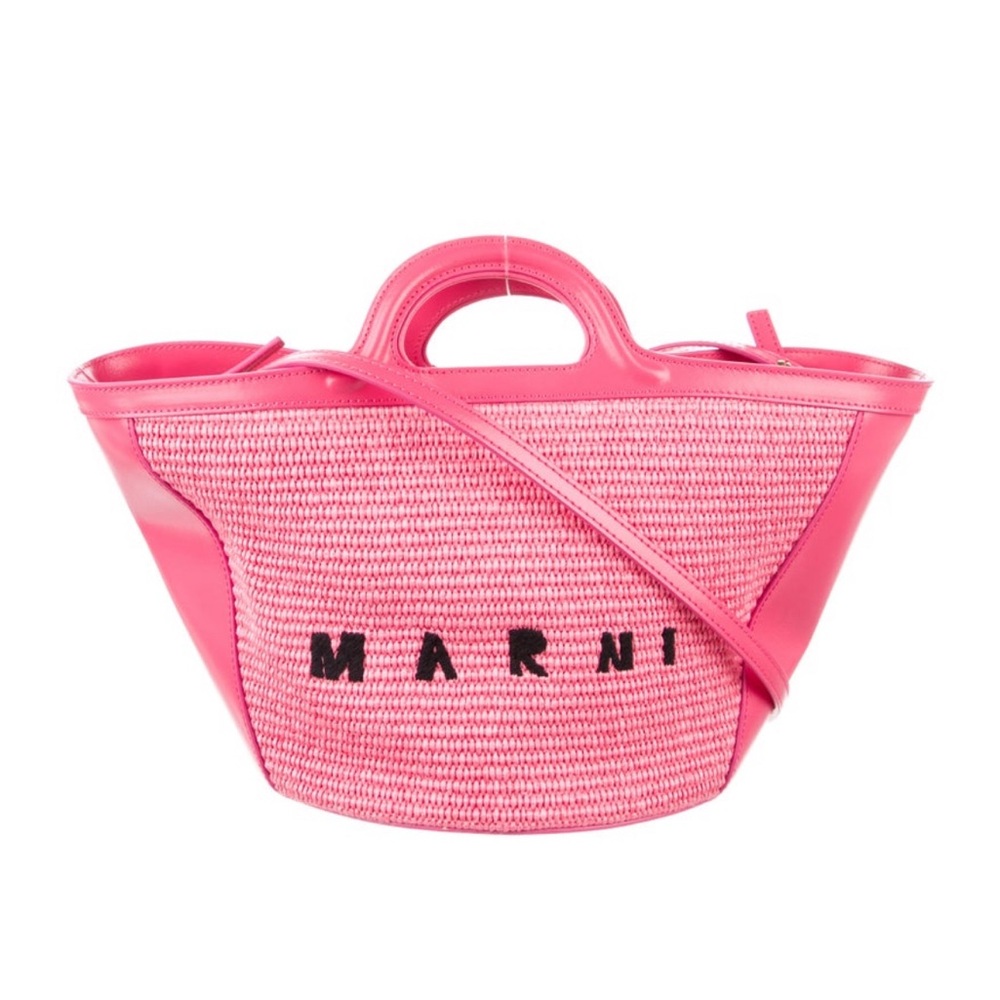 MARNI Raffia Basket Purse